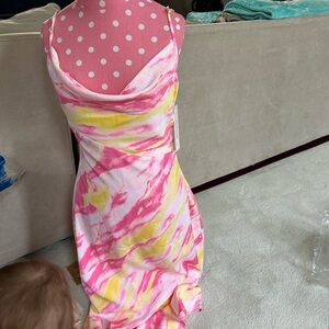 NWT aqua bloomingdales midi dress